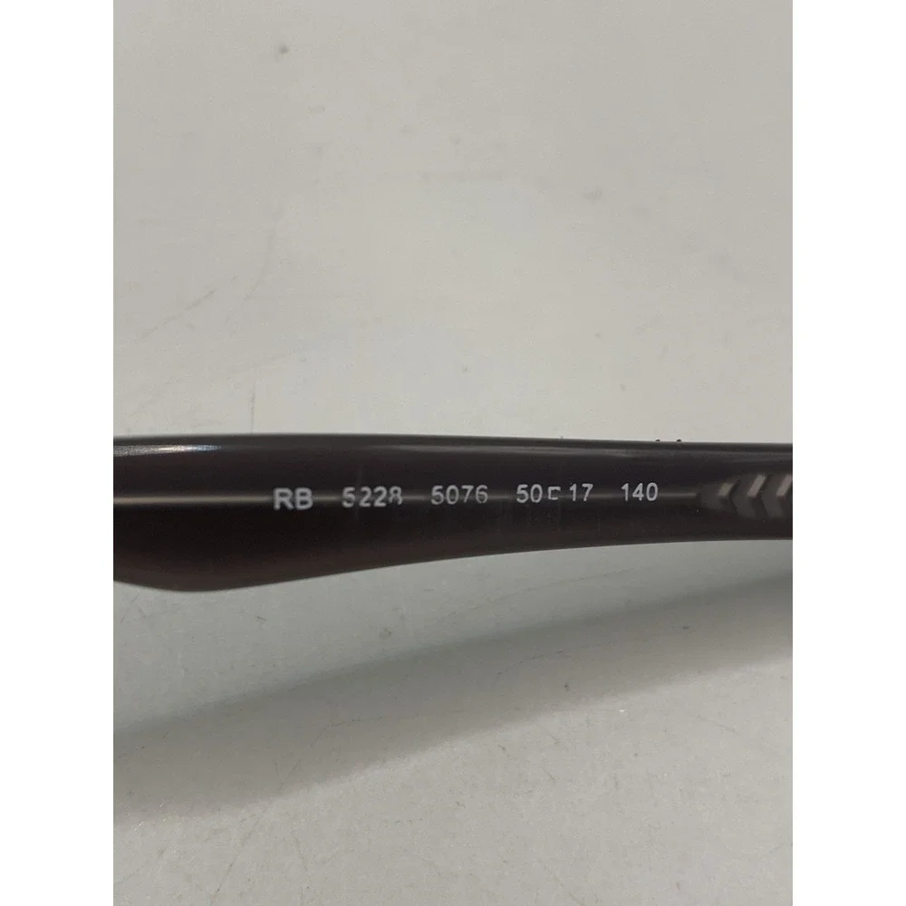 Ray Ban Eyeglasses RB5228 5076 50-17-140 Top Brown Opal Azure Frames Only